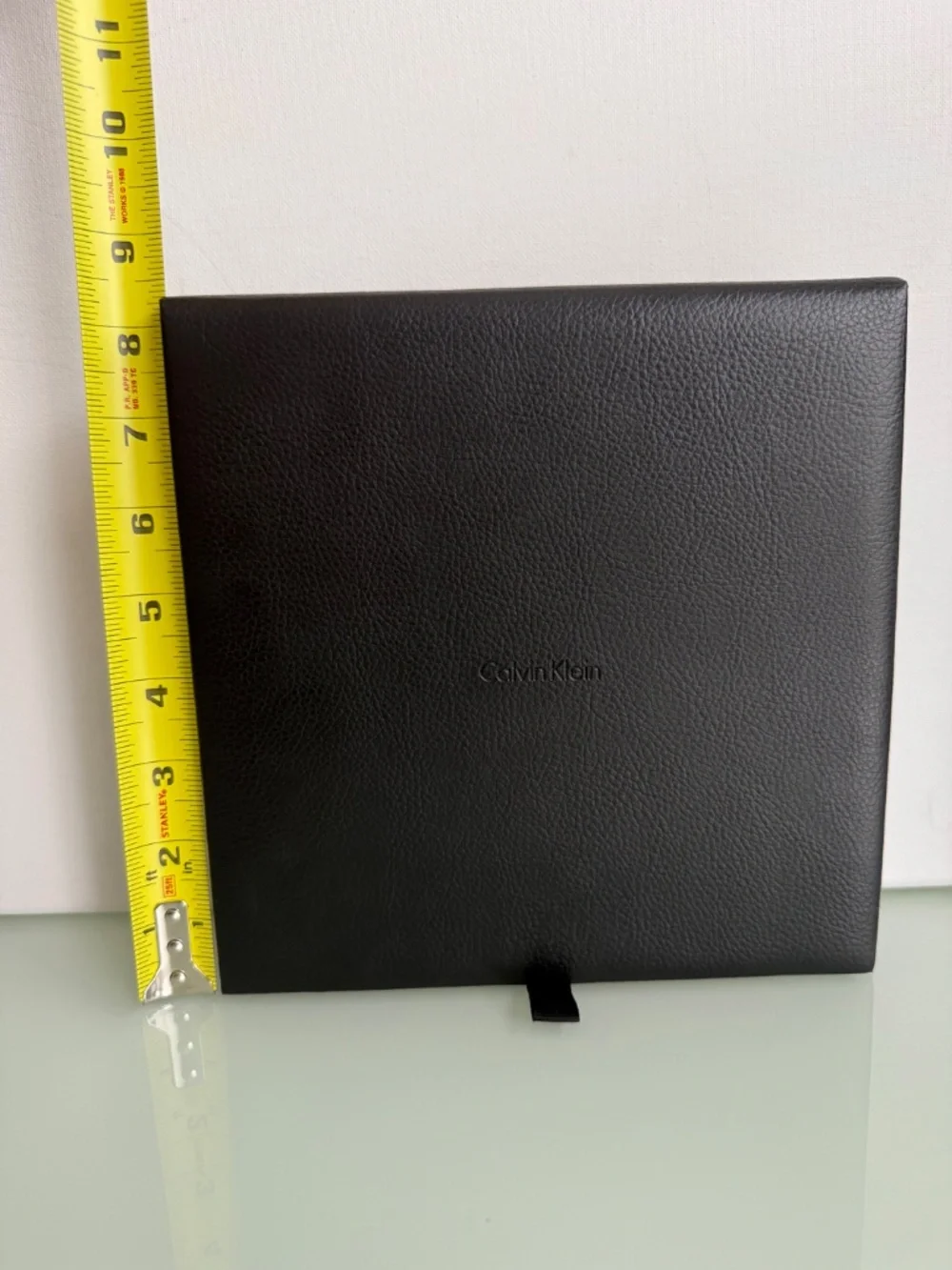 Calvin Klein Black Storage Gift Box Foldable Lid Organizer